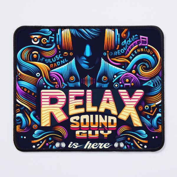 Item preview, Relax the Sound Guy Is Here, typography designed and sold by maxmaj.