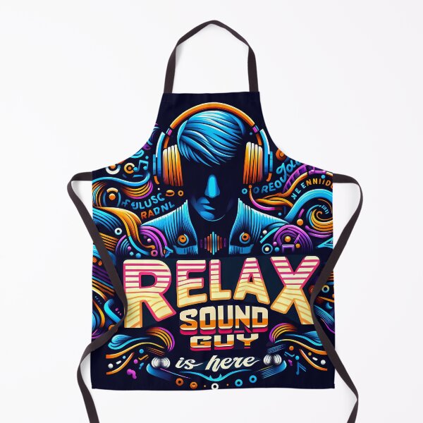 Item preview, Relax the Sound Guy Is Here, typography designed and sold by maxmaj.