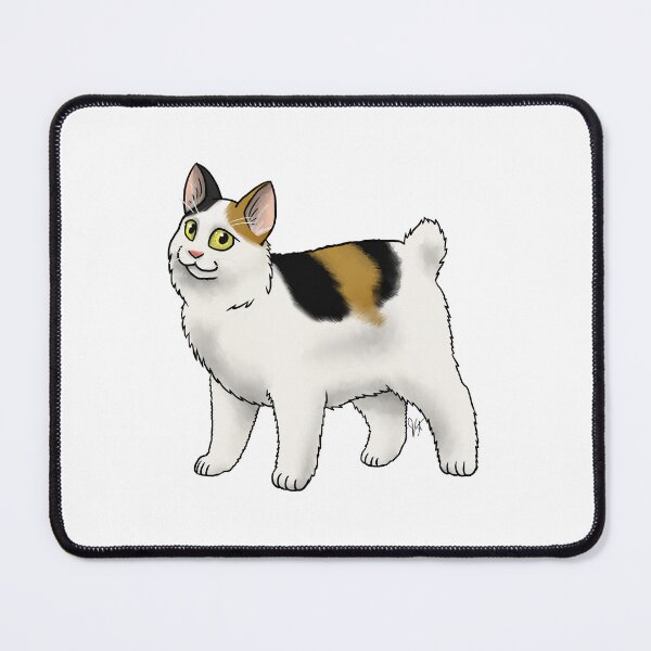 Item preview, Cat - Japanese Bobtail - Tri-Color Longhair designed and sold by Jennifer Stolzer.