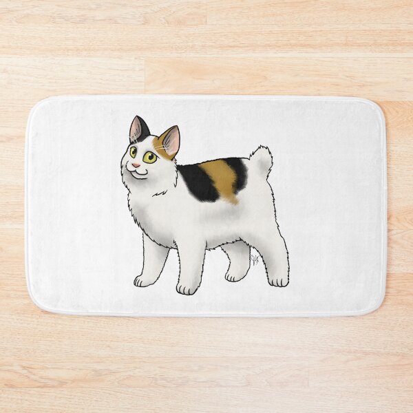 Item preview, Cat - Japanese Bobtail - Tri-Color Longhair designed and sold by Jennifer Stolzer.