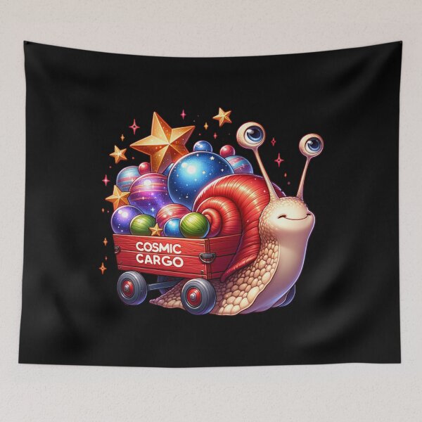 Item preview, Cosmic Cargo Snail designed and sold by sparsonboutique.