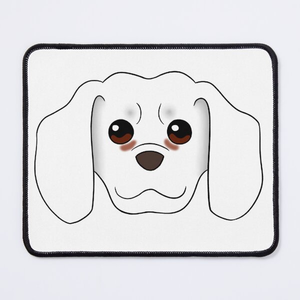 Item preview, White Beagle Tear Stains designed and sold by OliRoseArt.