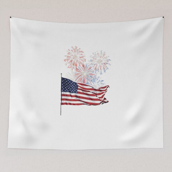 Item preview, Exploding Fireworks American Flag designed and sold by TeeTimeGuys.