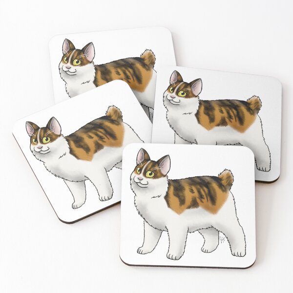Item preview, Cat - Japanese Bobtail - Calico Longhair designed and sold by Jennifer Stolzer.