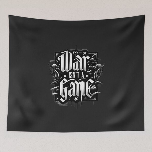 Item preview, WAR isn't GAME' Graffiti Tee designed and sold by idizayilstore.