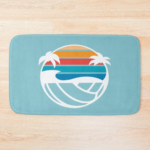 Item preview, Retro Waves & Volleyball Days – Coastal Sunset Art designed and sold by Janie in Repeat .