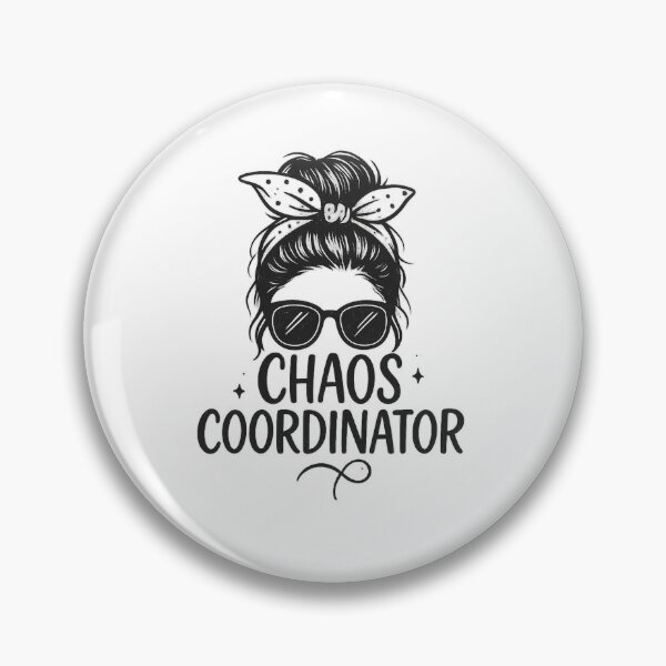 Item preview, Chaos Coordinator – Messy-Bun Multitask Masterpiece designed and sold by Merchbes.