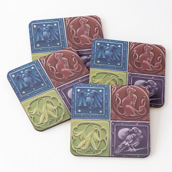 Item preview, Witchcraft Tiles designed and sold by Moth & Mire.