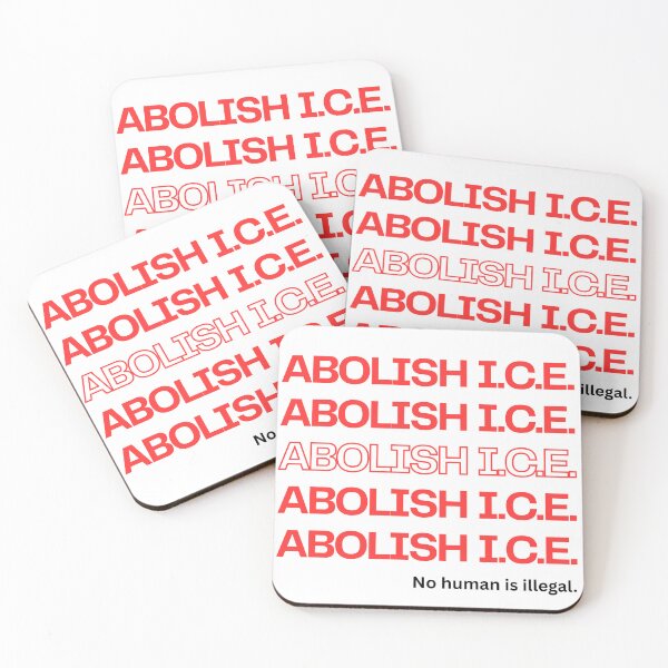 Item preview, Abolish ICE - No Human is Illegal designed and sold by CMG Art Studio.
