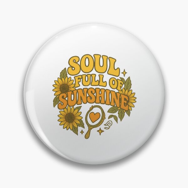 Item preview, Soul Full of Sunshine – Retro Sunflower Glow designed and sold by Merchbes.