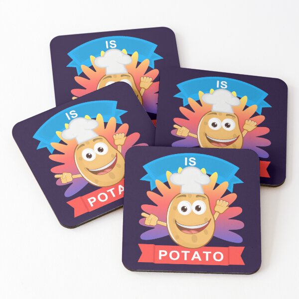 Item preview, Kawaii Potato Chef Funny Is Potato Pun Art designed and sold by SandyMDesigns.