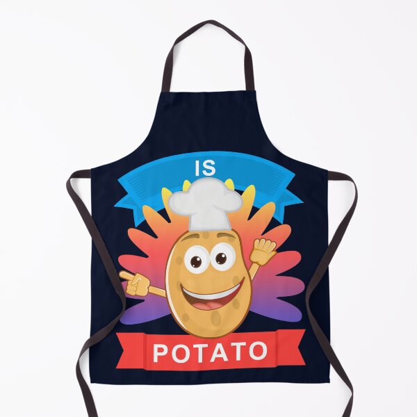 Item preview, Kawaii Potato Chef Funny Is Potato Pun Art designed and sold by SandyMDesigns.