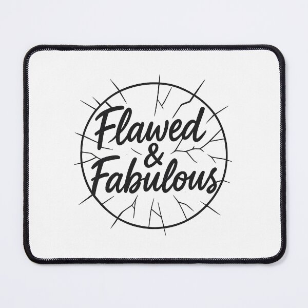 Item preview, Flawed & Fabulous – Cracked-Mirror Confidence designed and sold by Merchbes.