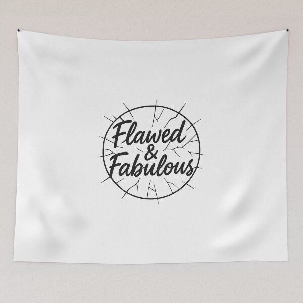 Item preview, Flawed & Fabulous – Cracked-Mirror Confidence designed and sold by Merchbes.