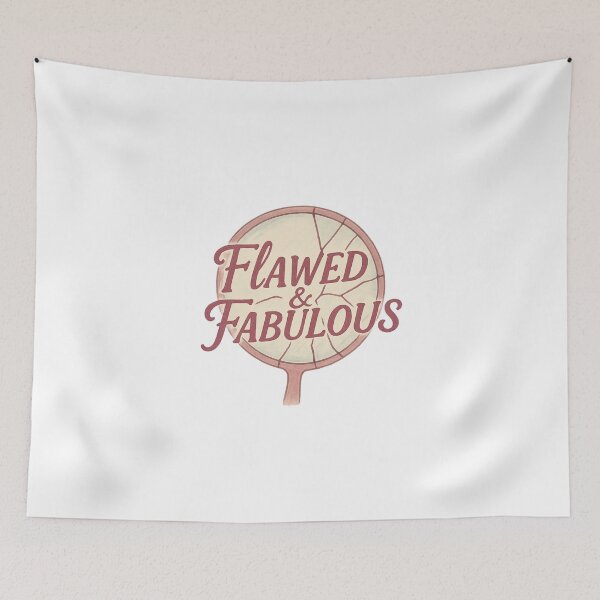 Item preview, Flawed & Fabulous – Cracked-Mirror Confidence designed and sold by Merchbes.