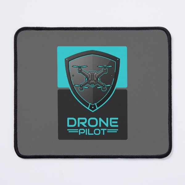Item preview, Modern Drone Pilot Shield Logo designed and sold by KiwiRider.
