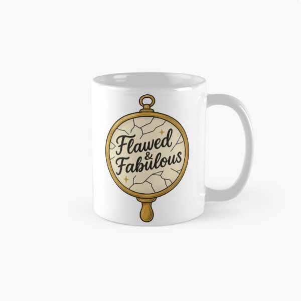 Item preview, Flawed & Fabulous – Cracked-Mirror Confidence designed and sold by Merchbes.