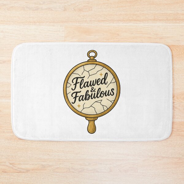Item preview, Flawed & Fabulous – Cracked-Mirror Confidence designed and sold by Merchbes.