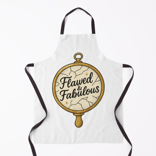 Item preview, Flawed & Fabulous – Cracked-Mirror Confidence designed and sold by Merchbes.