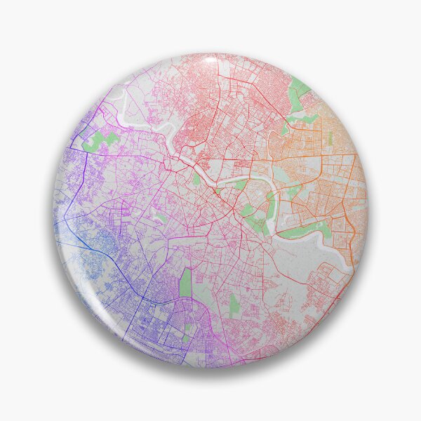 Item preview, Lucknow City Map of India - Colorful designed and sold by deMAP.