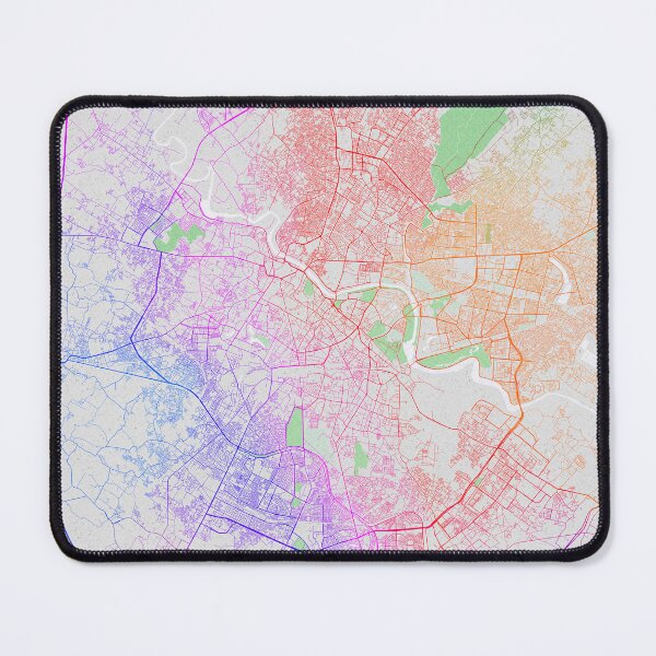 Item preview, Lucknow City Map of India - Colorful designed and sold by deMAP.