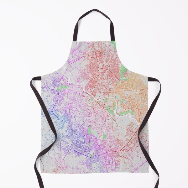 Item preview, Lucknow City Map of India - Colorful designed and sold by deMAP.