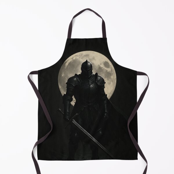 Item preview, Dark Knight Under Full Moon – Gothic Fantasy Warrior Art designed and sold by HAFIZ-DP.