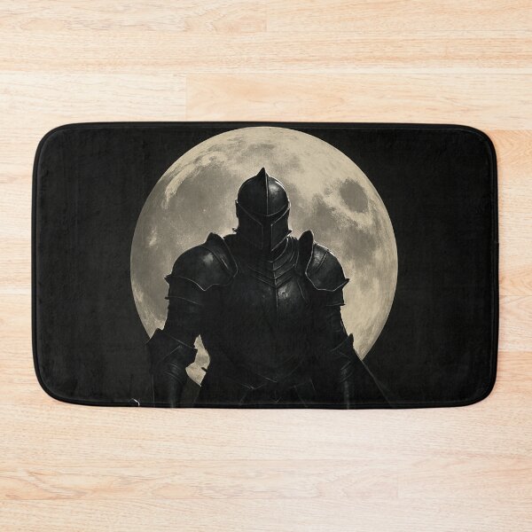 Item preview, Dark Knight Under Full Moon – Gothic Fantasy Warrior Art designed and sold by HAFIZ-DP.