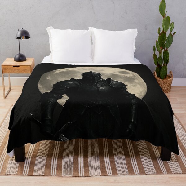 Item preview, Dark Knight Under Full Moon – Gothic Fantasy Warrior Art designed and sold by HAFIZ-DP.