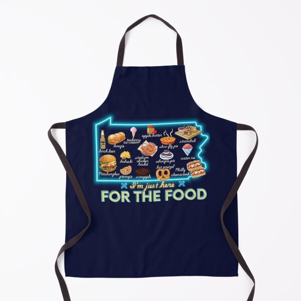 Item preview, Pennsylvania I'm Just Here for the Food Snack Map designed and sold by stargazerhill.
