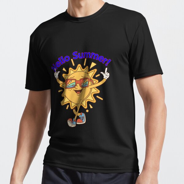 Item preview, Hello Summer! Cool Sun Welcomes a Happy Summer! designed and sold by Fat Cat Merch.