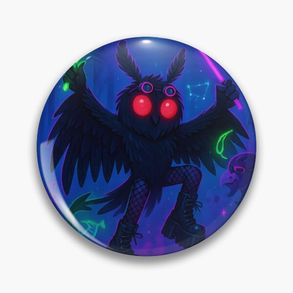 Item preview, Mothman Rave – #ChaoticCryptid Night Out designed and sold by Ironicdoll.