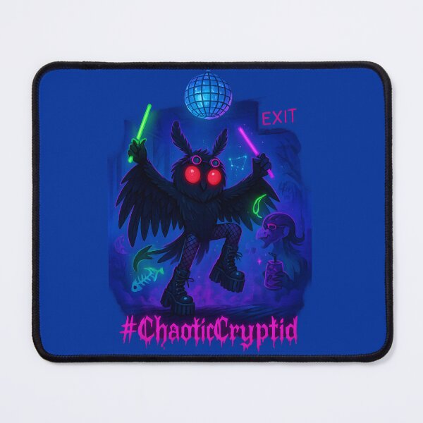 Item preview, Mothman Rave – #ChaoticCryptid Night Out designed and sold by Ironicdoll.