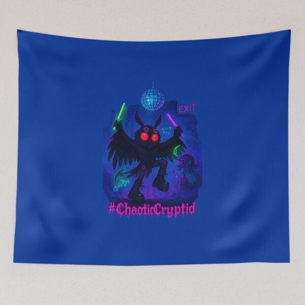 Item preview, Mothman Rave – #ChaoticCryptid Night Out designed and sold by Ironicdoll.