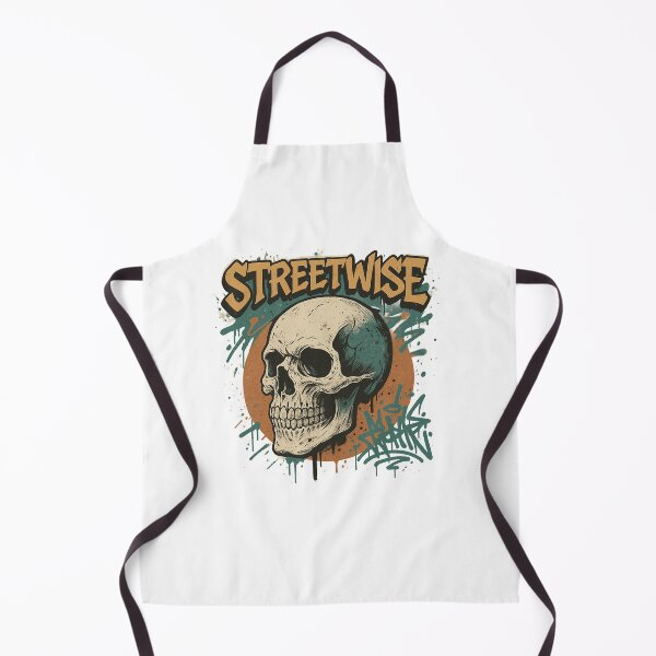Item preview, Streetwise Skull – Retro Urban Grunge Streetwear Art designed and sold by AttitudeGraphic.