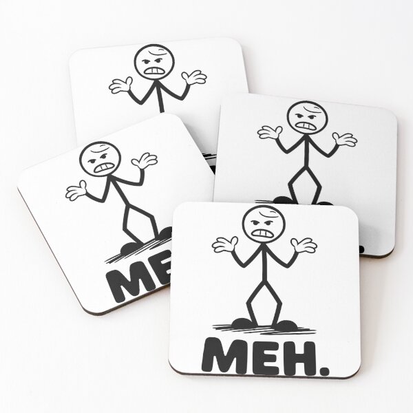 Item preview, Meh – Angry Stick Figure Mood designed and sold by Taans-Creation.