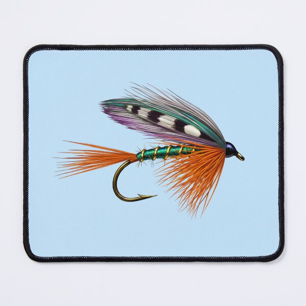 Item preview, Colorful Fly Fishing Lure Illustration designed and sold by KiwiRider.