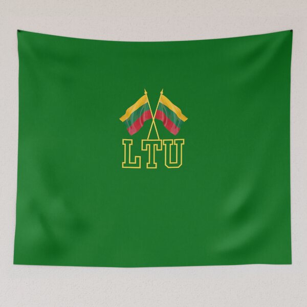 Item preview, LTU,lithuanian jersey logo and flag designed and sold by SportThreadz.