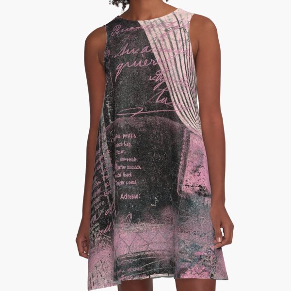 Pinkydoor fabric of Hyndussidart A-Line Dress