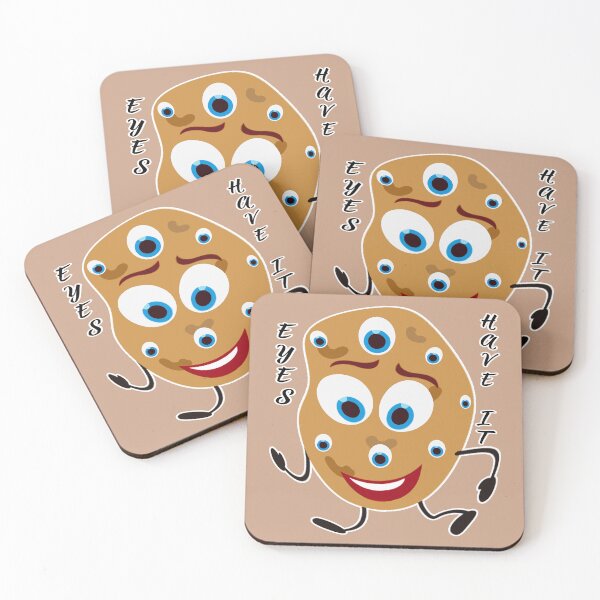 Item preview, The Eyes Have It Funny Kawaii Potato Pun designed and sold by SandyMDesigns.