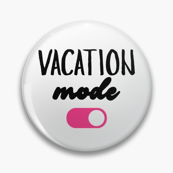 Item preview, Vacation Mode (On) Summer Design Black/Pink designed and sold by nikifora.