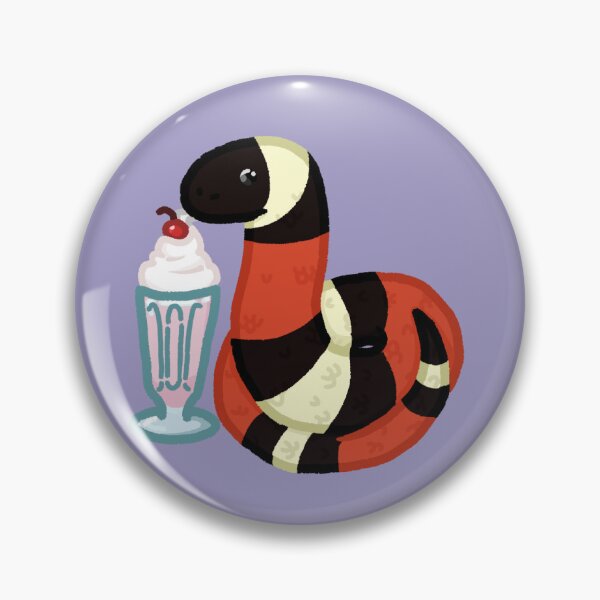 Item preview, Milk snake drinking a milkshake designed and sold by DearLilCreature.