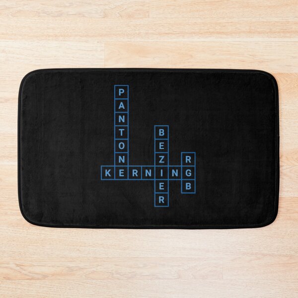 Item preview, Graphic Design Crossword designed and sold by MinimalPink.