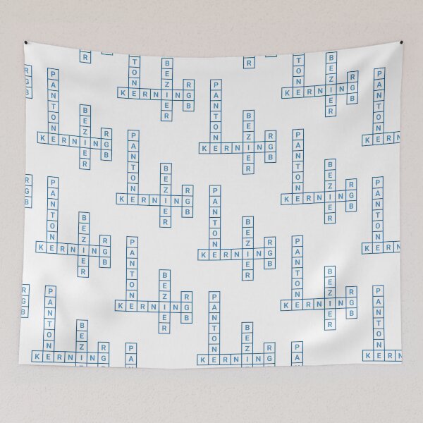 Item preview, Graphic Design Crossword designed and sold by MinimalPink.