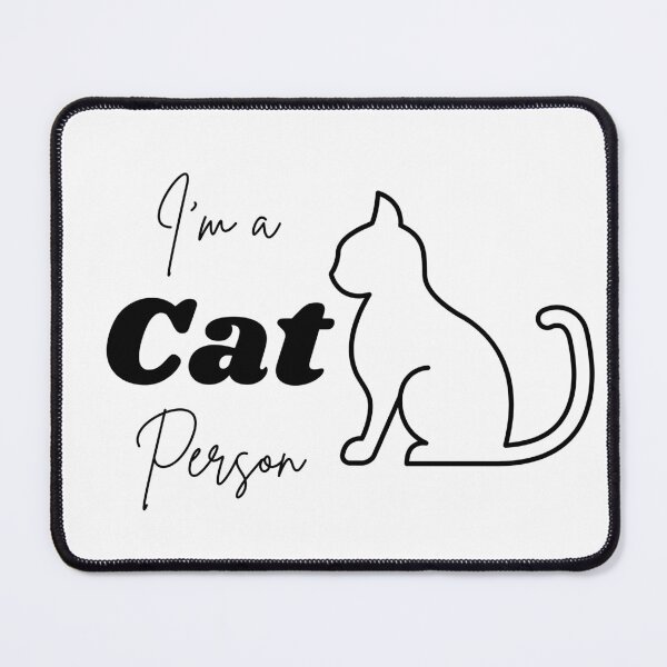 Item preview, I'm a Cat Person- BW Silhouette designed and sold by teesbymcab.