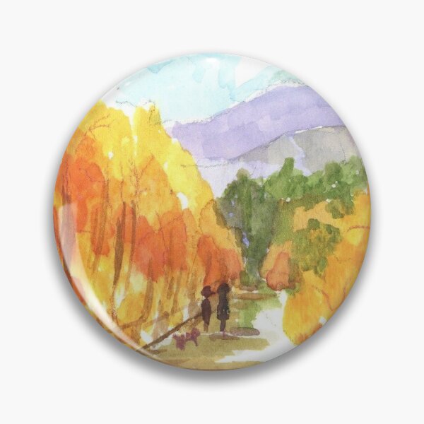 Item preview, Autumn Walk Toward the Mountains designed and sold by Linda Thorne.