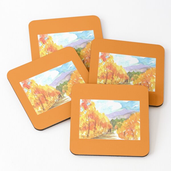 Item preview, Autumn Walk Toward the Mountains designed and sold by Linda Thorne.