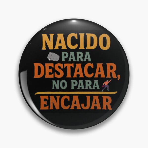 Item preview, Nacido para destacar – Frase motivadora en español con estilo retro designed and sold by thanksgracias.