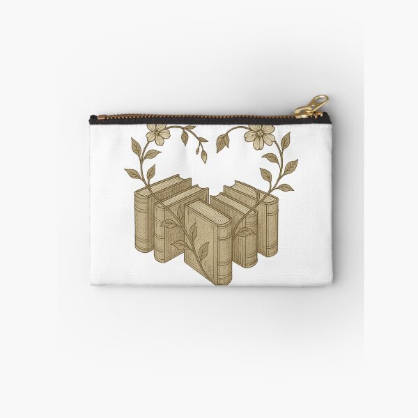 Item preview, Vintage Floral Book Heart – Aesthetic Book Lover Botanical Design designed and sold by PrometheanAppCo.
