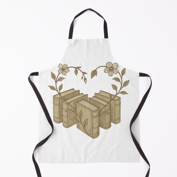 Item preview, Vintage Floral Book Heart – Aesthetic Book Lover Botanical Design designed and sold by PrometheanAppCo.